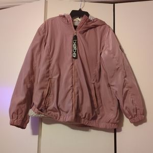 Bebe pink coat 1x